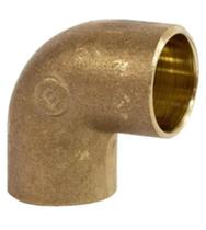 Joelho 90 de Cobre Latão 35mm Sem Anel BKA
