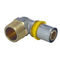 Joelho 90 Fixo Macho DN 20mm x 3/4" NPT - Qualidade em Gás Joelho 90 Fixo Macho DN 20mm x 3/4" NPT - Qualidade em Gás