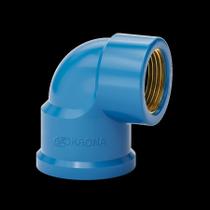 Joelho 90 soldavel c/bucha latao 25mm x 3/4 - krona