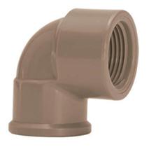 Joelho 90 Soldável x Rosca Marrom 32mm X 3/4" Amanco Joelho 90 Soldável x Rosca Marrom 32mm X 3/4" Amanco