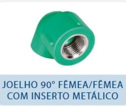Joelho 90ª 25 X 3 /4 F /f Ins Met Ppr Am Joelho 90ª 25 X 3 /4 F /f Ins Met Ppr Am