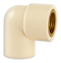 Joelho 90o de Transicao Rf Cpvc Dn 22mm X 3/4 Plastilit