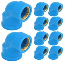Joelho Azul Bucha Latão 32mm x 3/4"pol 10 Peças Krona Joelho Azul Bucha Latão 32mm x 3/4"pol 10 Peças Krona