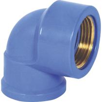 Joelho c/ Bucha 90º Latão 20mmx1/2 Emb. c/ 20 Un. - Krona Joelho c/ Bucha 90º Latão 20mmx1/2 Emb. c/ 20 Un. - Krona