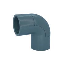 Joelho com janela para eletroduto em pvc cinza 1 - Eletromax Joelho com janela para eletroduto em pvc cinza 1 - Eletromax