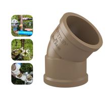 Joelho Cotovelo Pvc Fortlev Soldável Cola 50mm X 45 Joelho Cotovelo Pvc Fortlev Soldável Cola 50mm X 45
