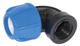 Joelho cotovelo - rosca fêmea - pead