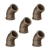 Joelho / Cotovelo Soldável Kit 5 Unidades 45º 32mm 1 Tigre Joelho / Cotovelo Soldável Kit 5 Unidades 45º 32mm 1 Tigre