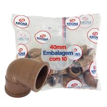 Joelho Cotovelo Soldável Krona 90 40mm 10 peças