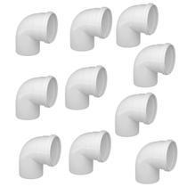 Joelho Esgoto Simples 90º 100mm Encanamento Canos 10und Joelho Esgoto Simples 90º 100mm Encanamento Canos 10und