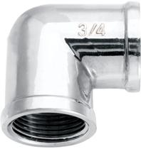 Joelho lat crom 90 3/4 fem x fem 170104 - blukit