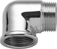 Joelho latao cromado 90 (m x f) 1/2 - blukit