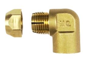 Joelho latao rosca interna 1/2 bsp aperto rapido 3/8 maqenge