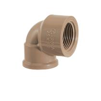 Joelho LR Redução Água marrom 25mm x 1/2" - Krona