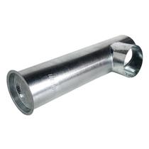 Joelho Para Chaminé Galvanizado Para Fogão A Lenha 115mm - 318 Hedlund