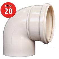 Joelho para Esgoto 90º 40mm Multilit - 20 Unidades Joelho para Esgoto 90º 40mm Multilit - 20 Unidades