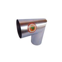 Joelho Para Tubo De Chaminé Inox Diâmetro 10Cm Joelho Para Tubo De Chaminé Inox Diâmetro 10Cm