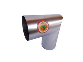 Joelho Para Tubo De Chaminé Inox Diâmetro 20cm Joelho Para Tubo De Chaminé Inox Diâmetro 20cm