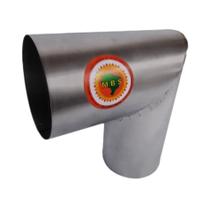 Joelho Para Tubo De Chaminé Inox Diâmetro 20cm