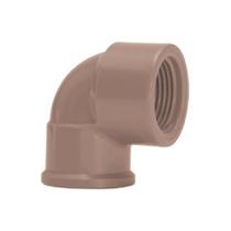 Joelho PVC 90º Rosca 20mm x 1/2'' - Amanco PN 750 kPa - Soldável e Roscável Joelho PVC 90º Rosca 20mm x 1/2'' - Amanco PN 750 kPa - Soldável e Roscável