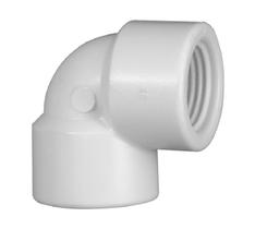 Joelho Roscavel PVC Branca 1X90 RR Krona PCT 0258 Joelho Roscavel PVC Branca 1X90 RR Krona PCT 0258