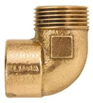 Joelho Solda e Rosca Macho de Cobre Bronze 22mm x 3/4" Sem Anel Eluma
