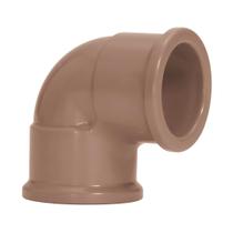Joelho Soldavel 90 20mm Pvc Marrom 11670 Amanco Joelho Soldavel 90 20mm Pvc Marrom 11670 Amanco