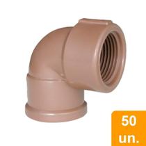 Joelho Soldável com Rosca 90º Plastilit 25mmx1/2 - Embalagem com 50 Unidades Joelho Soldável com Rosca 90º Plastilit 25mmx1/2 - Embalagem com 50 Unidades