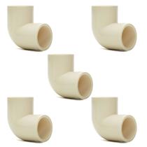 Joelho Super CPVC 22mm 90 Kit com 5 Unidades, Alta Resistência a Pressão e Temperatura Oferta