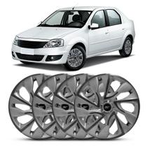 Joga Calota Silver Cup Esportiva Aro 14 Universal 4X100 4X108 4 Peças Joga Calota Silver Cup Esportiva Aro 14 Universal 4X100 4X108 4 Peças