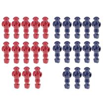 Jogador de futebol de mesa masculino de pebolim, 26 peças para varas de 5/8 polegadas