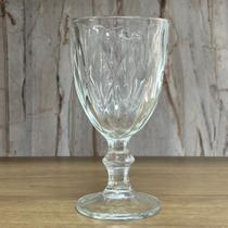 Jogo 02 Taças Vidros Elegantes Cristal Brilhoso 340ml Diamond Agua Luxo Taça de Vidro Duhome