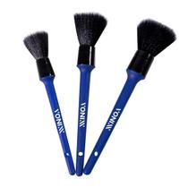 Jogo 03 Pincéis Detalhamento Ultra Macio Vonixx