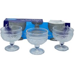 Jogo 03 Taças Sobremesa Sorvete Ice Cream 250ml Rayan Vidros TG-2022