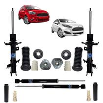 Jogo 04 Amortecedores Nakata Ford Ka 2016 + Kit Batente Axios Jogo 04 Amortecedores Nakata Ford Ka 2016 + Kit Batente Axios
