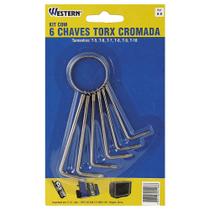 Jogo 06 Chaves Torx Cromadas K 8 Western Jogo 06 Chaves Torx Cromadas K 8 Western