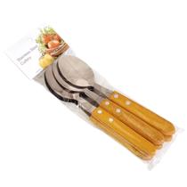 Jogo 06 Colheres Churrasco Navy Madeira