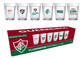 Jogo 06 Copos Americanos Fluminense 190ml Com Caixa