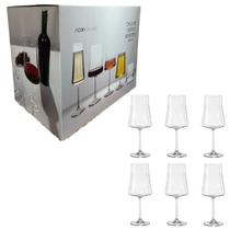 Jogo 06 Taças de Cristal para Vinho Tinto Bohemia 560 Ml