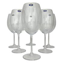 Jogo 06 Taças de Cristal Vinho Tinto 580ml Bohemia Gastro Jogo 06 Taças de Cristal Vinho Tinto 580ml Bohemia Gastro