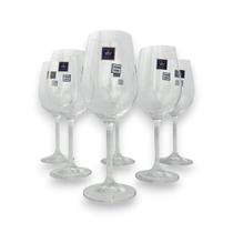 Jogo 06 Taças de Vinho Branco Gastro Cristal Bohemia 350ml