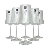 Jogo 06 Taças Vinho Tinto Cristal Bohemia 560ml Linha Xtra Jogo 06 Taças Vinho Tinto Cristal Bohemia 560ml Linha Xtra