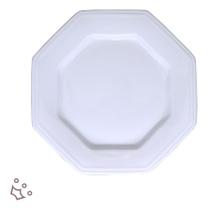 Jogo 08 Pratos Sobremesa Lanche Prisma Porcelana Schmidt