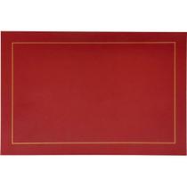 Jogo 10 Americano Classic Pu 45x30cm Bordô