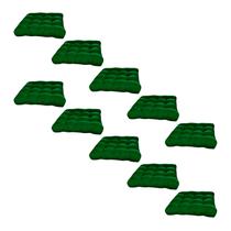 Jogo 10 assentos para cadeira futton 40x40 verde bandeira