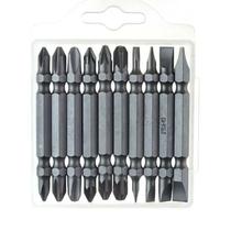 Jogo 10 Bits Ponteira Combinada Dupla 65mm Starfer Aço