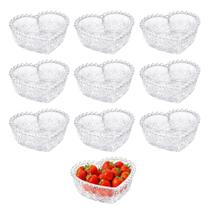 Jogo 10 Bowl de Vidro Porta Objetos Coração Balls Lyor 290ml