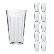 Jogo 10 Copo Americano Long Drink 345ml Vidro Cerveja Nadir Jogo 10 Copo Americano Long Drink 345ml Vidro Cerveja Nadir