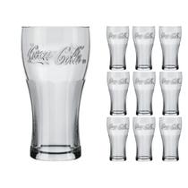 Jogo 10 Copos 470ml Coca Cola Nadir Refri Suco Glamour
