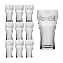 Jogo 10 Copos 470ml Coca Cola Refri Suco Glamour Nadir
